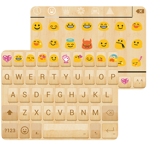 Light Wood  Wallpaper for Emoji Keyboard icon