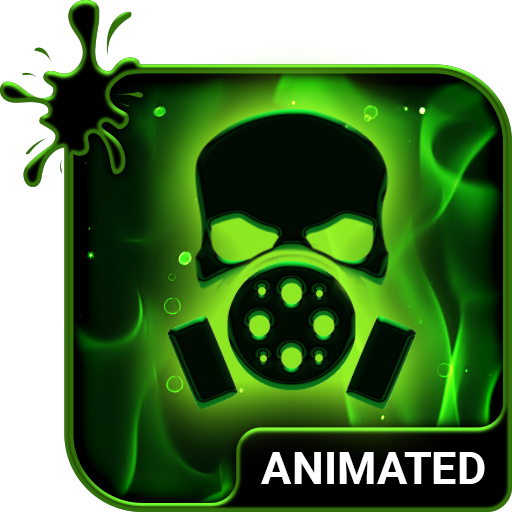 Toxic Flames Animated Keyboard   Live Wallpaper icon