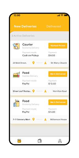 CourierOneDelivery - Template screenshot 1
