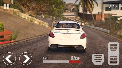 Race Dart Mercedes C63 Driving screenshot 5