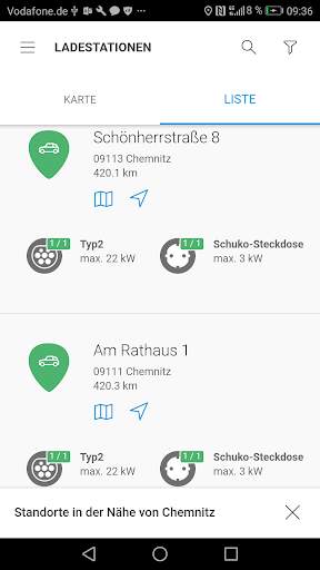 eins E-Mobil screenshot 4
