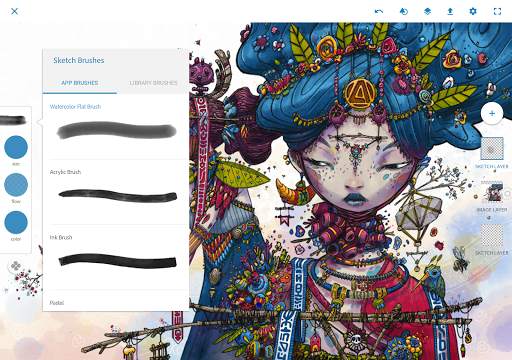 Adobe Photoshop Sketch 14 تصوير الشاشة