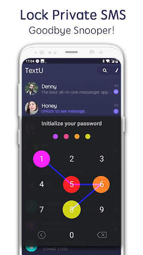 TextU - Private SMS Messenger screenshot 1