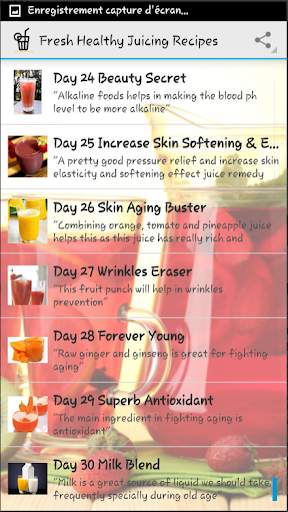 Fat burning juice-30 days plan screenshot 2