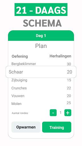 Buikspieroefeningen - 21 Dagen screenshot 3