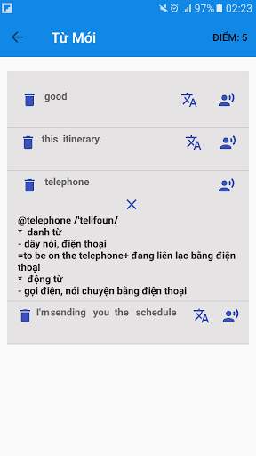 Dịch và học tiếng Anh tiện lợi - GotQik скриншот 3