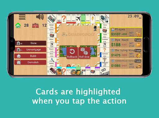 Quadropoly Best AI Board Business Trading Game screenshot 8
