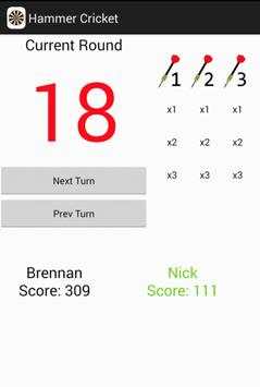 Hammer Cricket Scorecard screenshot 2