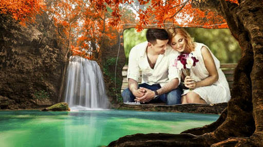 Waterfall Photo Frame 3 تصوير الشاشة