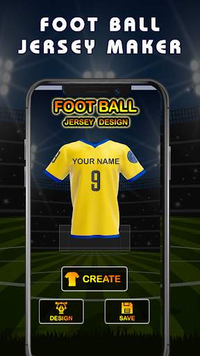 Football Jersey Maker : Football T-Shirt Design screenshot 1
