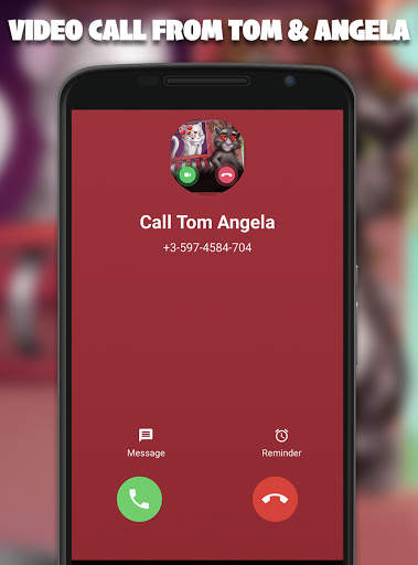 Video call From Tom & Angela cat lovely screenshot 2