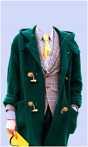 Man Stylish Coat Photo Suit screenshot 5