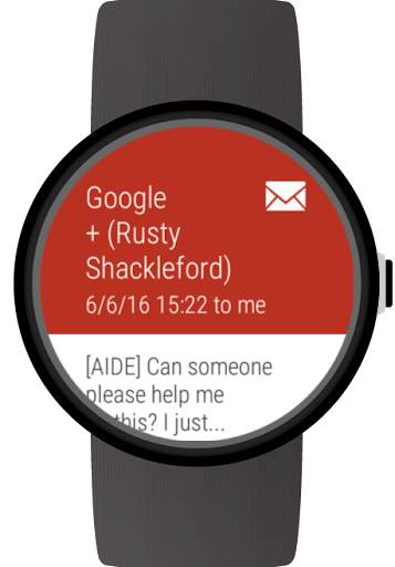Mail client for Wear OS watches screenshot 3