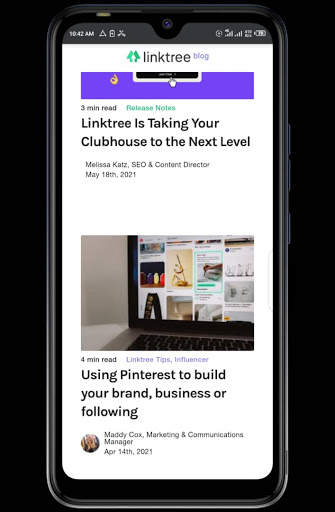 Linktree: All in one social account screenshot 5
