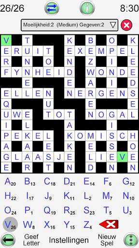 Cijfercode Kruiswoord screenshot 2