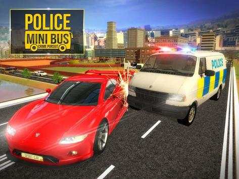 Police Mini Bus Crime Pursuit screenshot 2