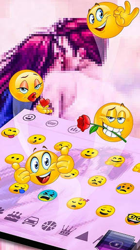 Pixel lãng mạn Ngày Valentine Chủ đề screenshot 2