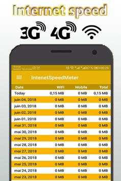 internet speed meter (3g 4g wifi) screenshot 1