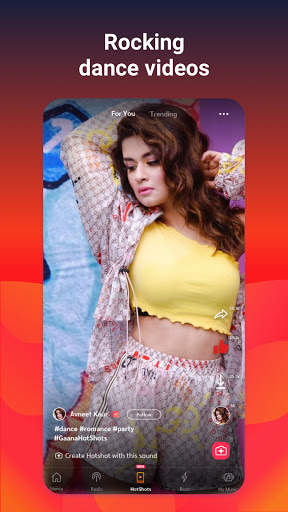 Gaana HotShots- Snack Short videos | Indian App скриншот 2