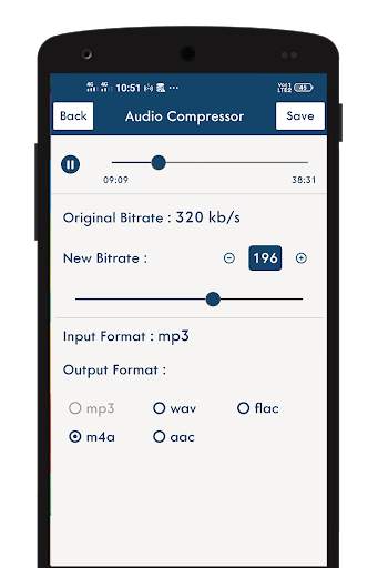 MP3 Compressor screenshot 2