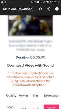 Video &  Photo Downloader For All Social Apps screenshot 7