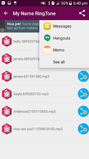My name ringtone maker screenshot 5