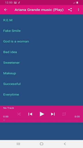 Ariana grande songs offline (50 Songs) screenshot 3