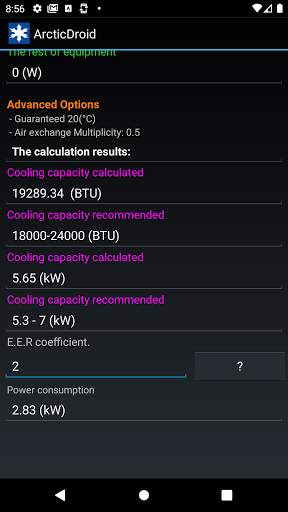 Air Conditioner BTU Calculator screenshot 4