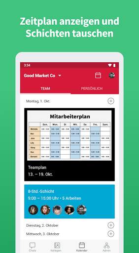 Crew Nachrichten und Planung screenshot 3