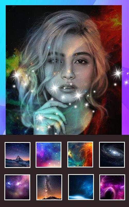Galaxy Overlay Blender Effects screenshot 2