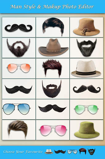 Man Style Makeup - Hair &  Beard Photo Editor screenshot 3