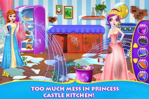Princess Cleaning Haunted Castle screenshot 6