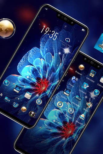 Colorful flower theme for galaxy G10 best launcher screenshot 2