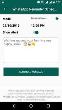 WhatsApp Reminder Scheduler screenshot 3