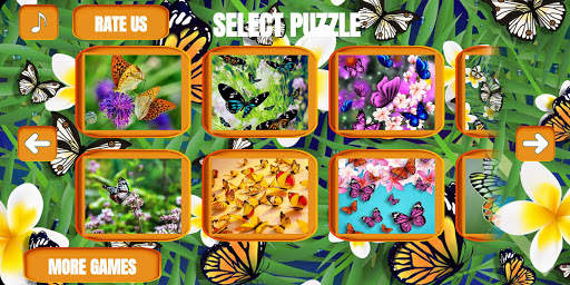 Butterfly jigsaw puzzle screenshot 6