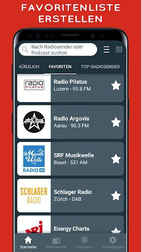 Radio Schweiz: Internetradio, Webradio, DAB Radio screenshot 3