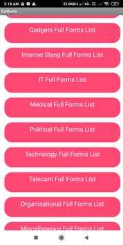All Full Forms screenshot 5