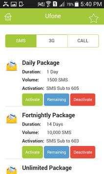 Club3G Packages & Wifi Devices screenshot 2