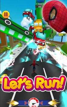 Subway SpiderVerse Rush: avenger spiderman 3D Game screenshot 2