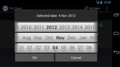 TAI Clock and Converter screenshot 4