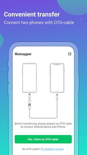 Wutsapper (WhatsApp from Android to iOS) screenshot 2