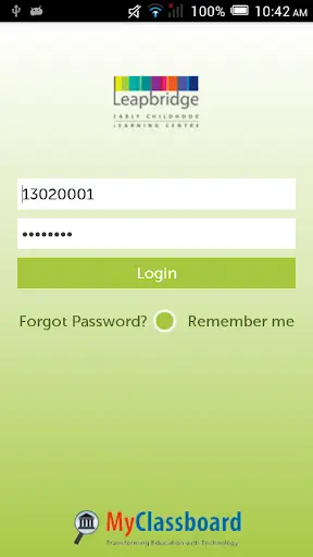 Leapbridge Parent Portal screenshot 2