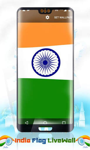 India Flag Wave HD Live Wallpaper screenshot 13