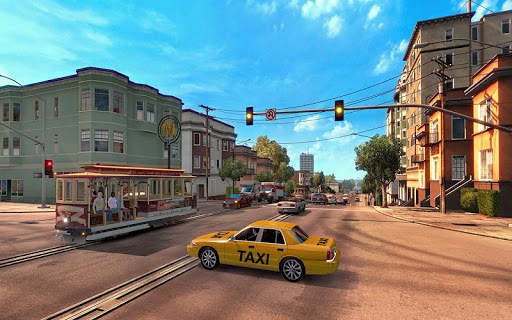 City Car Taxi Games 3D screenshot 1