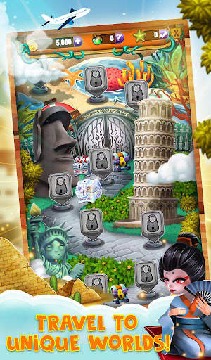 Match 3 World Adventure - City screenshot 1