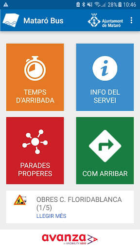App Mataró Bus screenshot 1