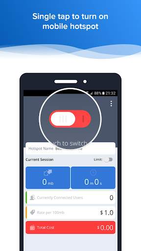 MobWifi - Mobile Hotspot Data Meter (No Root Req!) screenshot 1