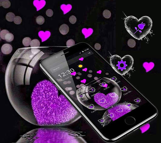 Pink Love Heart Theme screenshot 4