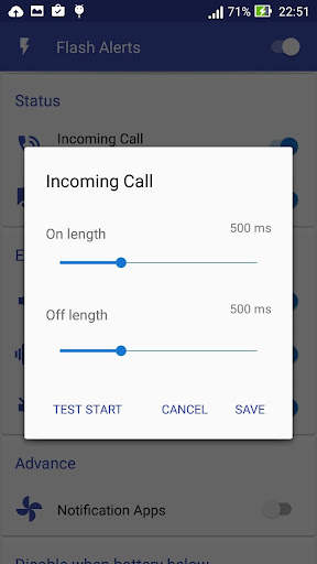 Flash Alerts on Call and SMS & screenshot 2