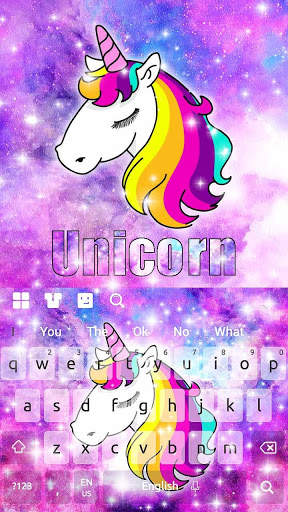 Galaxy Unicorn Keyboard screenshot 3